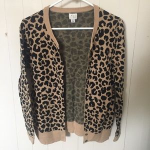 Leopard cardigan